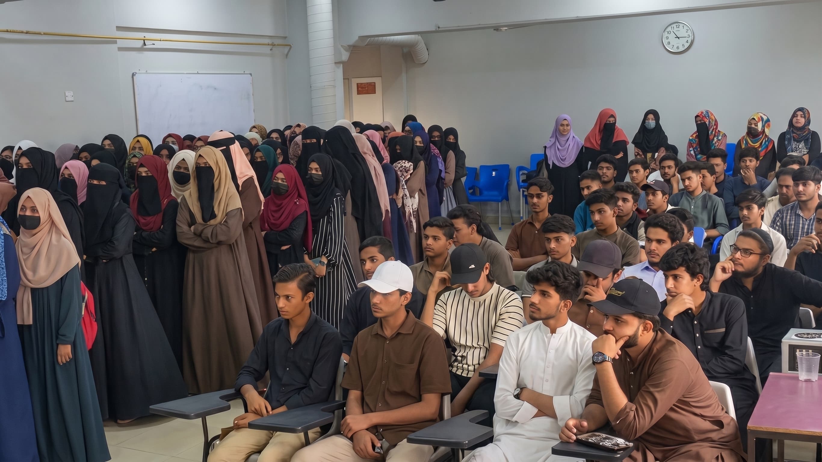 Tameer students in class